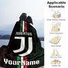 Juventus Customize Text Blanket Throw Customizable Blanket Warmthful Decor Suitable for Sofa Livingroom Picnics Couch for All Occasions