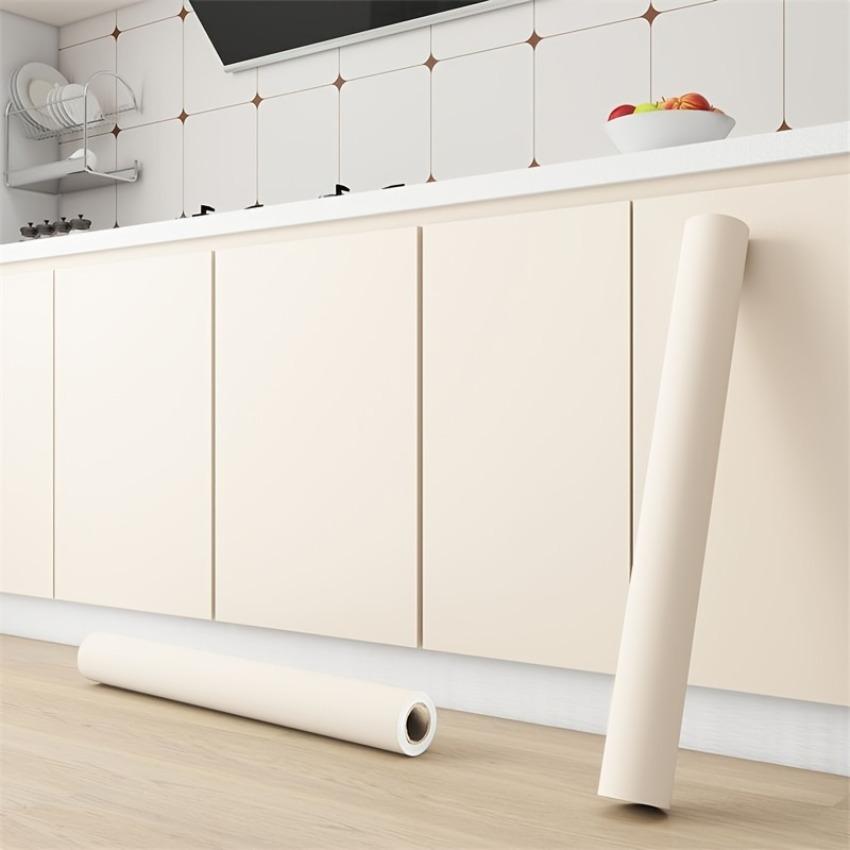 Peel & Stick Kitchen Wallpaper Oil-Proof Waterproof Vinyl Self-adhesive Contact Paper for Countertops Furniture Home Renovation
