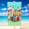 Toalla de Playa de Secado Rápido con Patrón de Numberblocks, Toalla Ligera Absorbente para Piscina, Playa y Vacaciones