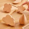 Clouds Wooden Door Handles Stars Animal Wooden Hooks Room Decor Cupboard Wardrobe Pulls  Household