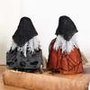 Unique Halloween Witch Broom Decors Stylish Black Witch Broomsticks Display Ornament for Halloween Party Decoration