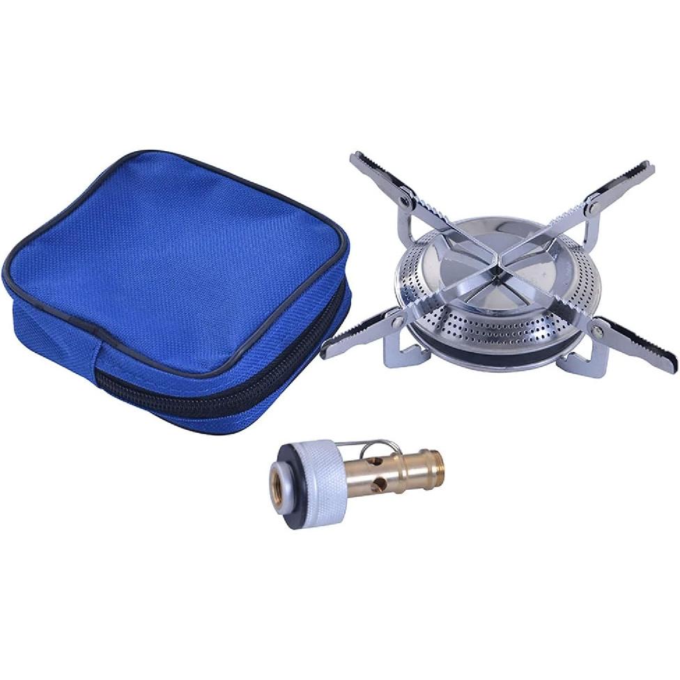 Windproof Camping Gas Stove Portable Foldable Backpack Electronic Stove Head Outdoor Cooking Picnic HikingMountaineering Camping