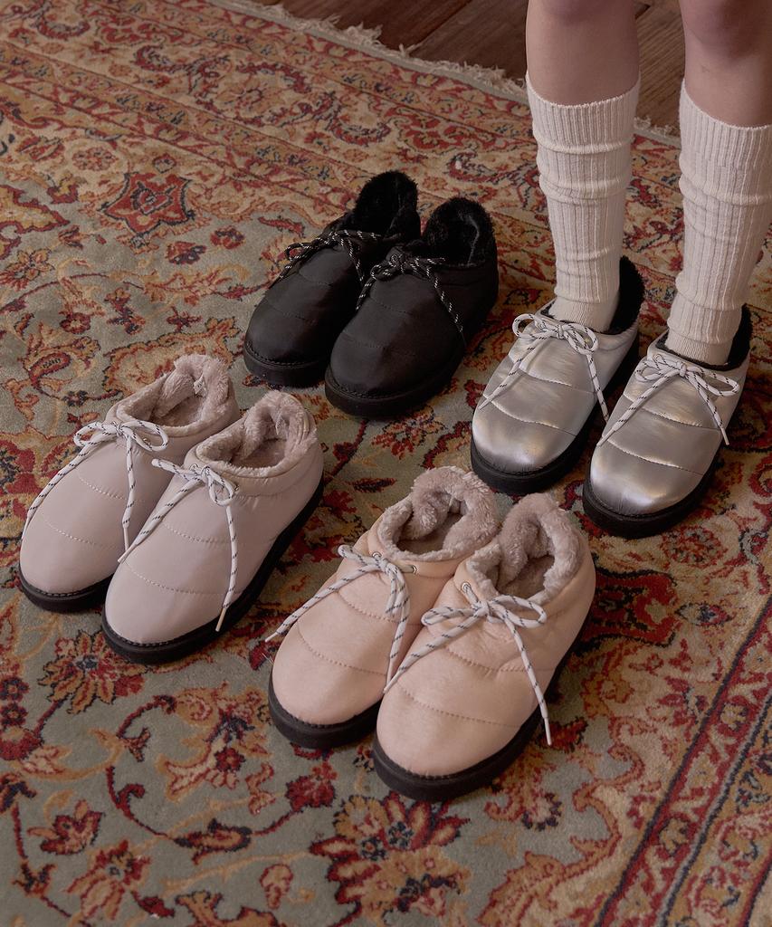 Shoehi Yuki Padded Fur Slip-On (4 Colors)_B2228 (B Type)