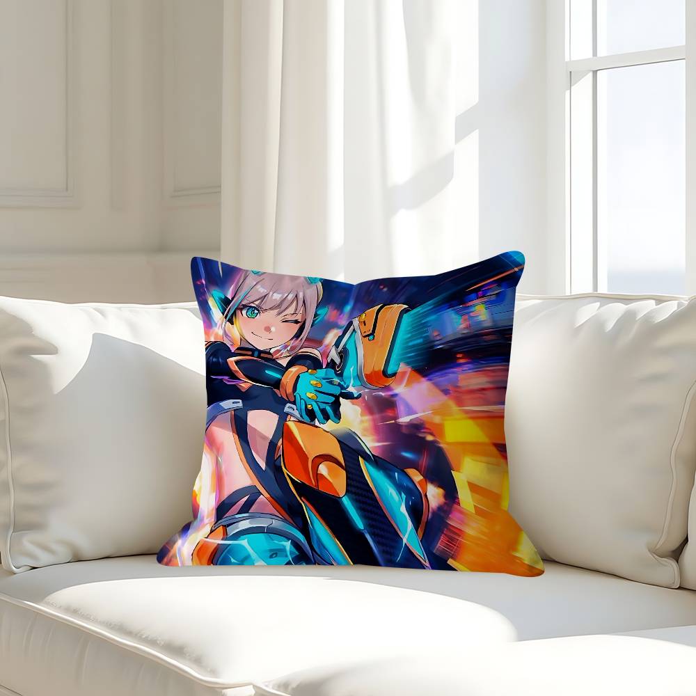 S-Slash Girl E-Endless Run Cushion Cover Pillow Cover Decor Pillowcase Printed Cushion Case For Couch