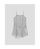 8SECONDS Check Print Mini Dress Ash