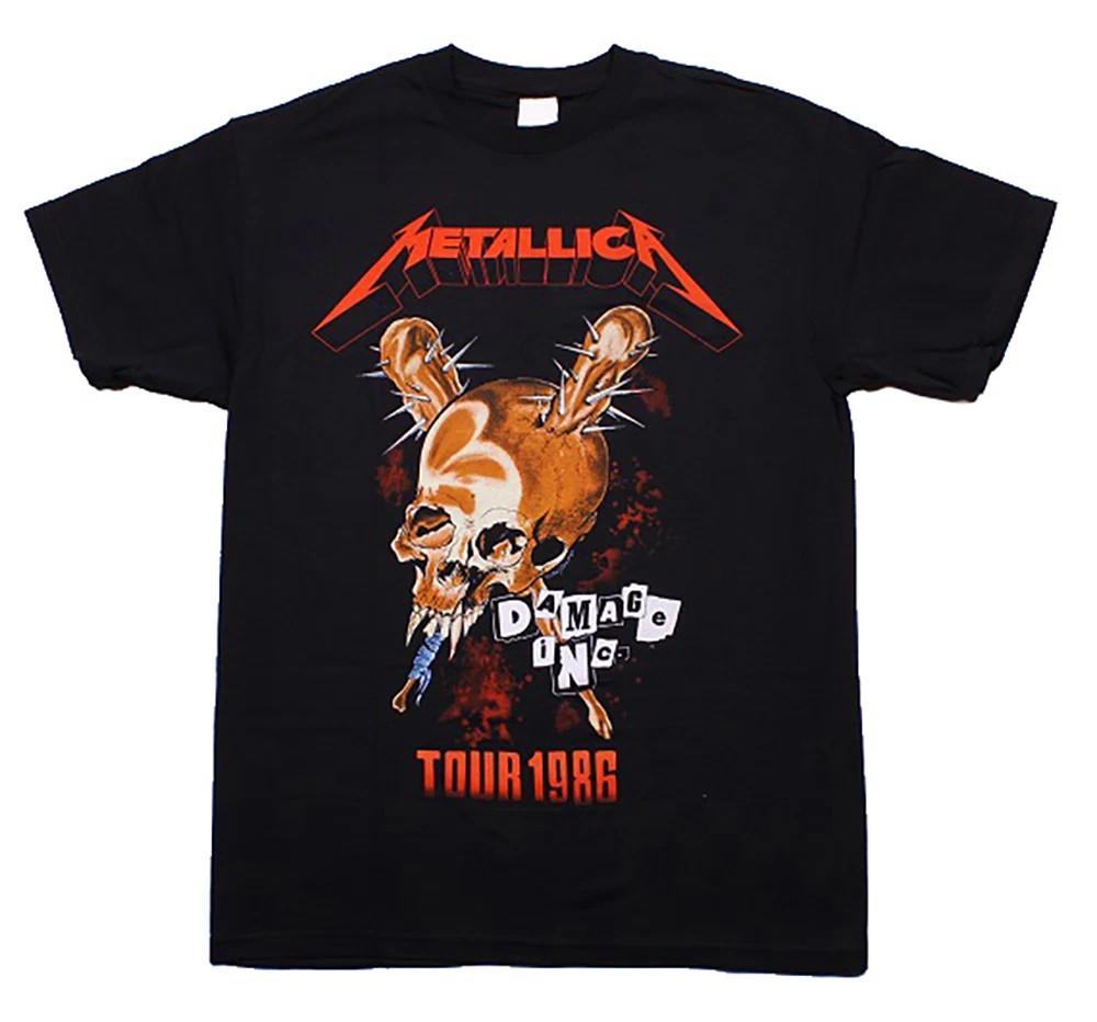 Metallica Damage Inc Tour  86 Black Unisex  Size S-4XL Unisex T-Shirt XXXXL