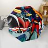 1pc UFO Robot Grendizer2 Umbrella, Sun Protection, And UV Shielding. It Has Eight Sturdy Ribs for Outdoor Use And Perfect Gift