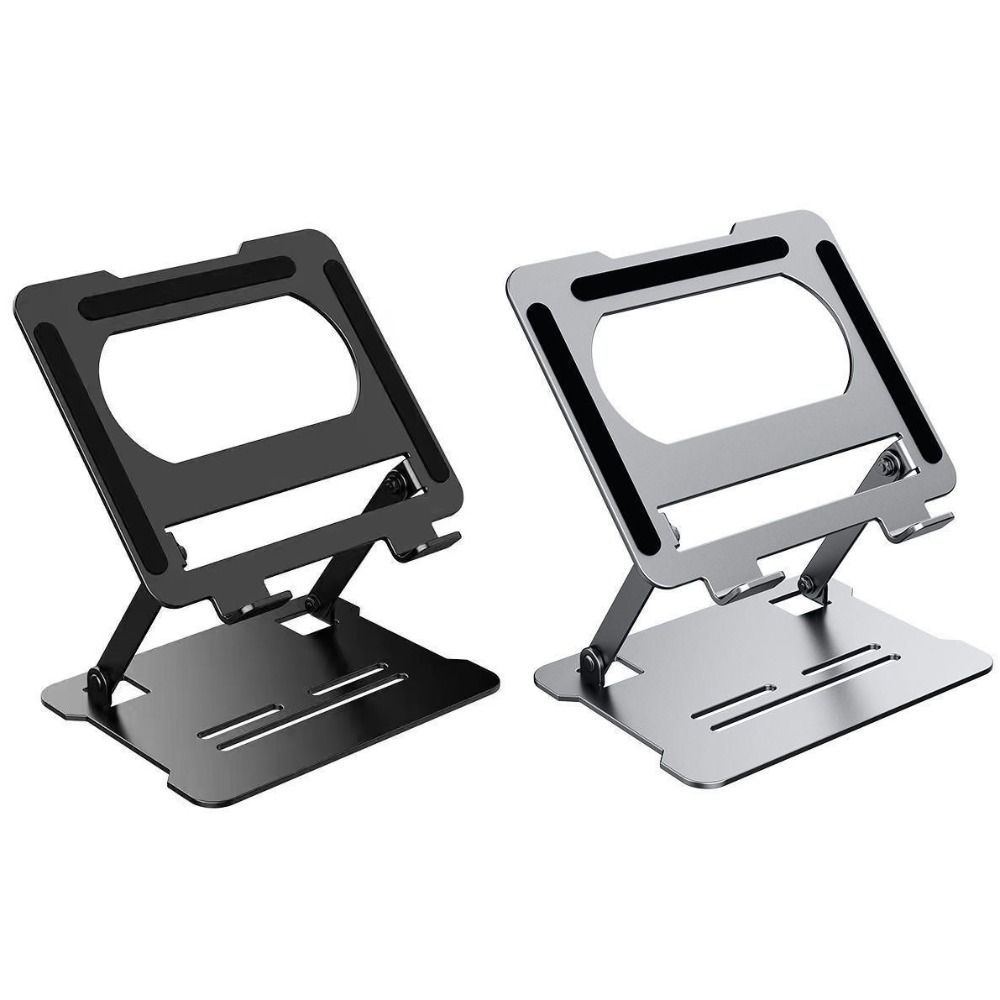 Metal Tablet Stand Foldable Laptop Bracket Universal Tablet Holder  for 10-17 inch Laptop Tablet