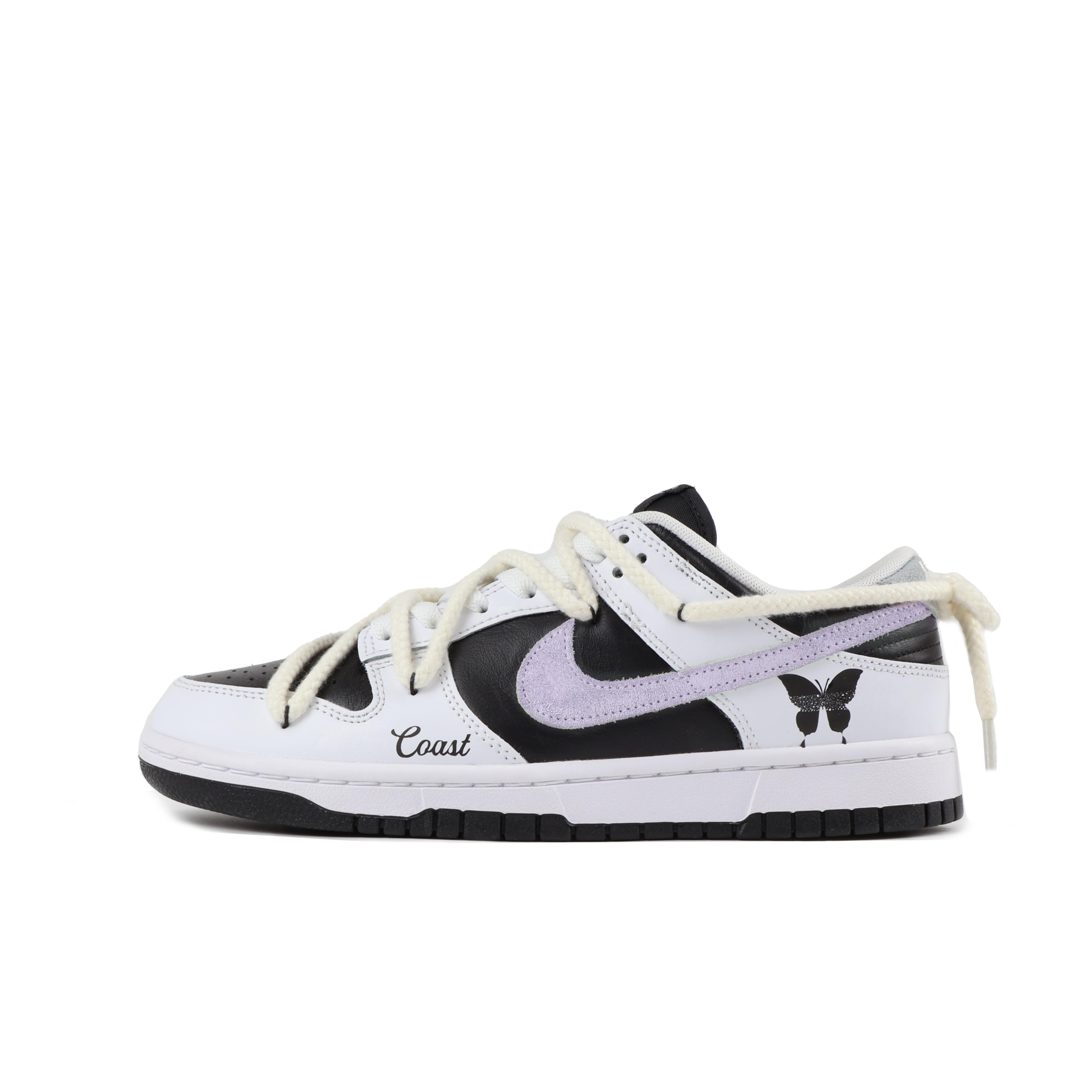 

Nike Dunk Reverse Butterfly Abrasion Resistant Low top Skateboard Shoes Unisex Gray Purple IB4620-141(Team384-A) 43