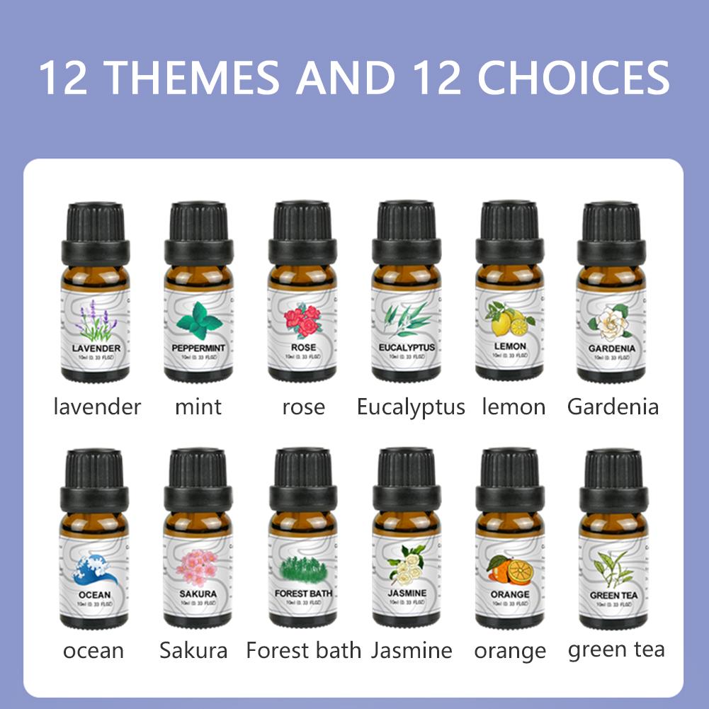 Odorizant auto de 10 ml, ulei esențial de plante natural, fără alcool, parfum solubil în apă, difuzor de aromaterapie, interior auto