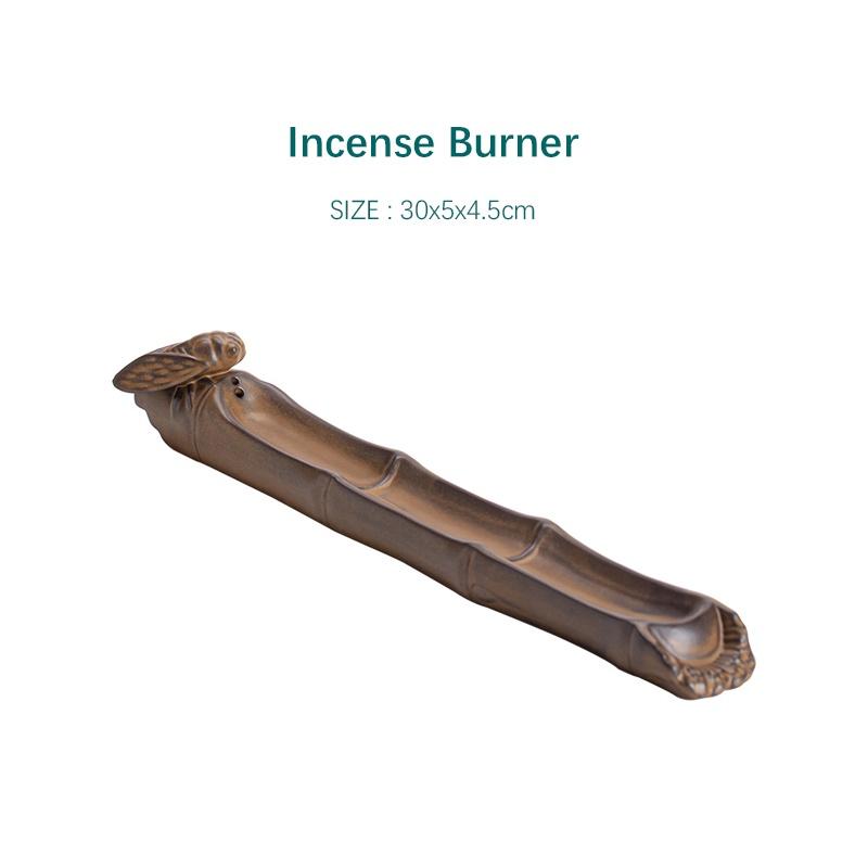 Ceramic Incense Burner Indoor Incense Holder Antique Style Aromatherapy Burner Creative Ornament