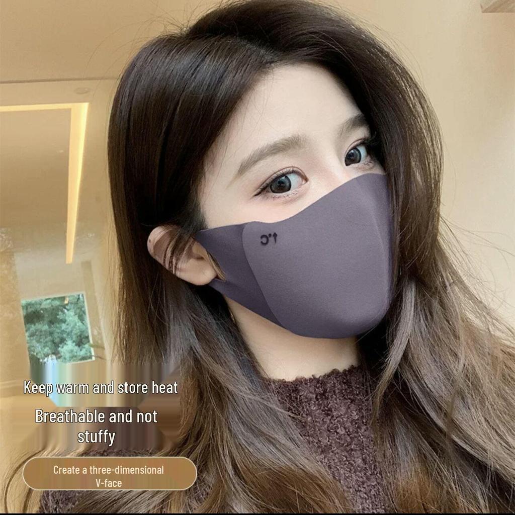 3D Winddichte Wintermaske für Damen & Herren - Augenecken-Schutz, Kleines Gesichtspassform, Verdickt zum Radfahren