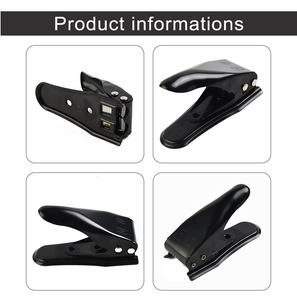 Alloy Steel Sim Card Cutter Black Cutting Tool Dual Eject Pin