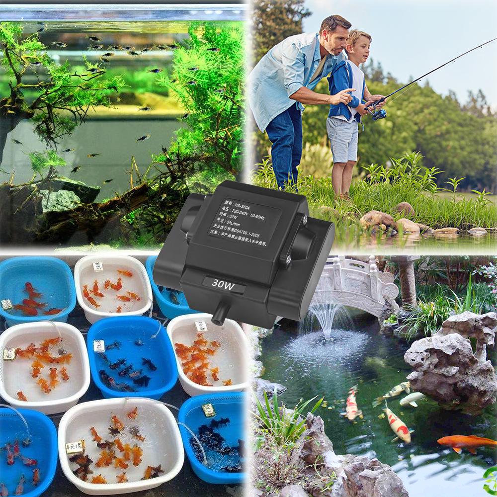 High-Power Electromagnetic Air Pump for Fish Tank and Pond Oxygenation