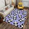 Cute Playful Panda Pattern Carpet Yoga Living Room Room Decor Children's Crawling Mat Doormat Area Rug Games Mat