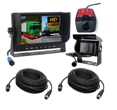 Monitor Heavy Duty Dvr Z Podziałem Kamera Przednia I Kamera Cofania