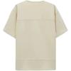 Zara Cotton Linen Pocket Detail Round Neck Short Sleeve T-Shirt Men Tops Beige 7545260-052