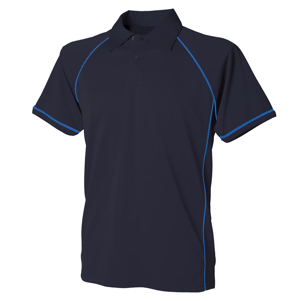 Finden & Hales Kids Unisex Piped Performance Sports Polo Shirt