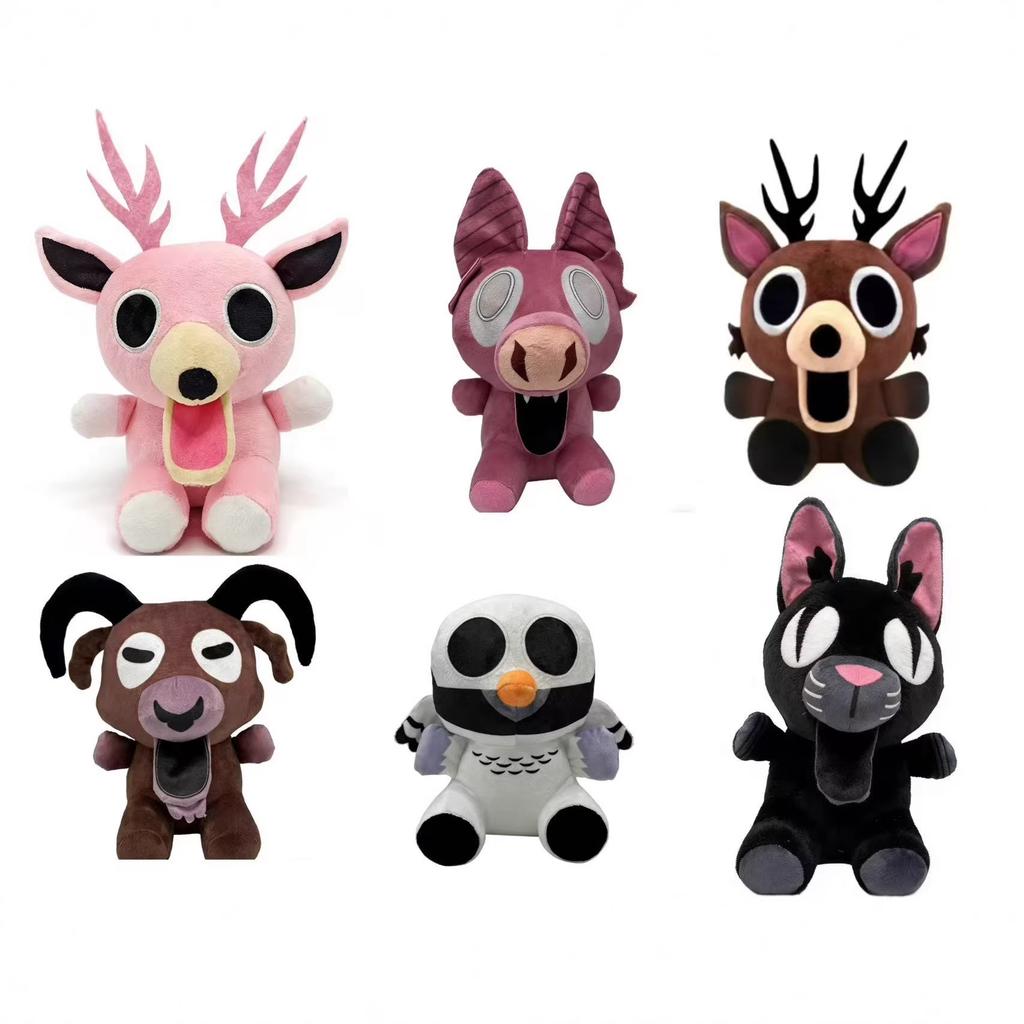 22CM Cute 99 Nights In The Forest Soft Stuffed Plush Dolls Mini Cartoon Animal Deer Pig Goat Owl Cat Children Gifts Decor