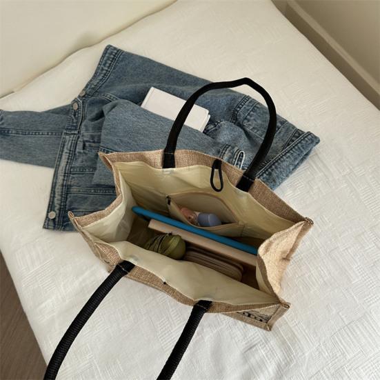 Dámská kabelka Etnický styl Všestranná taška přes rameno Velká kapacita Zapínání na přezku Nakupování Cestování Dojíždění Nákupní taška