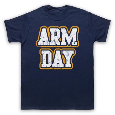 Arm Day Bodybuilding Workout Slogan Gym Weightlifting Mens And Womens T-Shirt