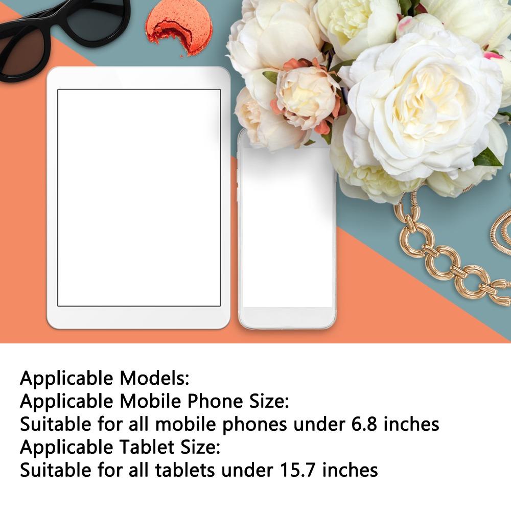 Touchable Bathroom Tablet Holder No-drill Wall Mount Phone Stand Bathroom Phone Holder Hands-free