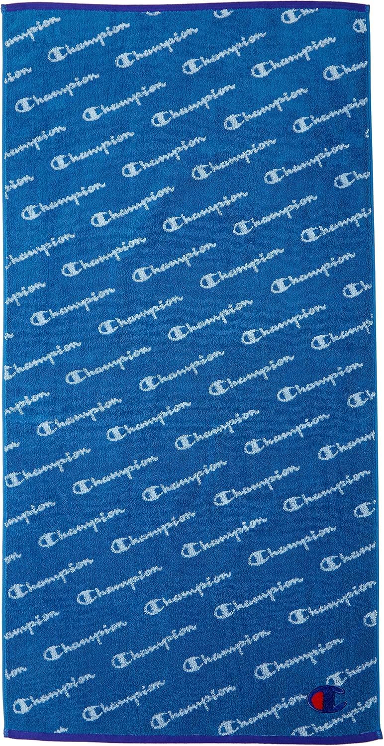 Champion Mini Bath Youth Logo Antibacterial and Deodorizing 5065026400 Towel, (BL), Treatment,