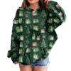 Sweatshirts Til Teen Piger Hættetrøjer Langærmet Snoretræk Pullover Sød Oversized Hættetrøje Juledag