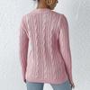 Women's Christmas Tree Snowflake Pattern Knit Sweater for Holiday Party and Winter Wear