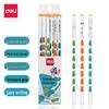 Deli Perforated 2B Pencils - HB Children's Writing & Correction Set