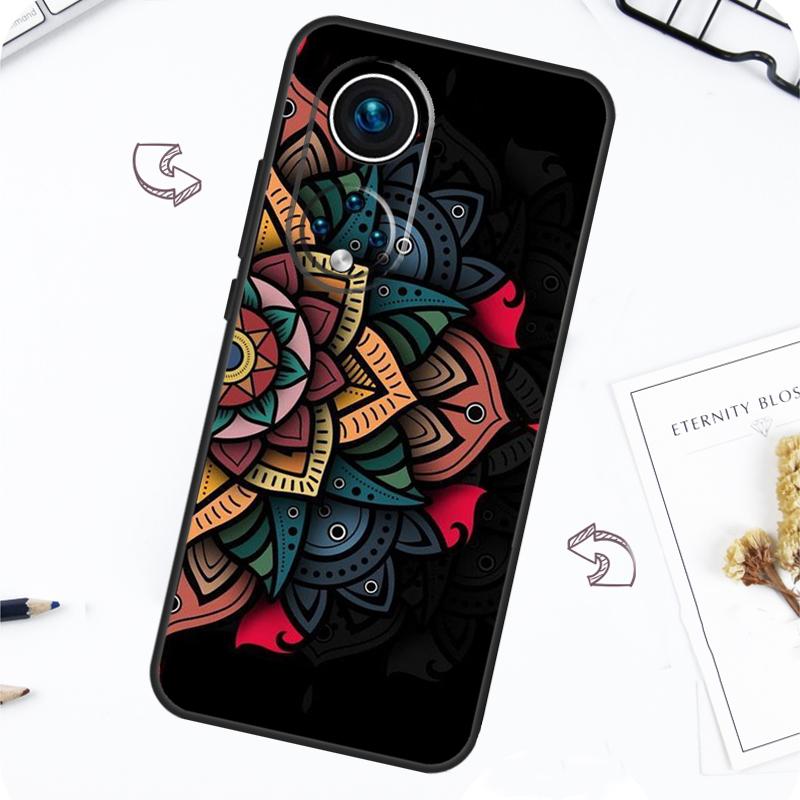 Mandala Case For Honor Magic 7 5 6 Pro Honor 200 Pro X9b X9a X8b X8a X8 X9 X9c 50 70 90 Lite Cover
