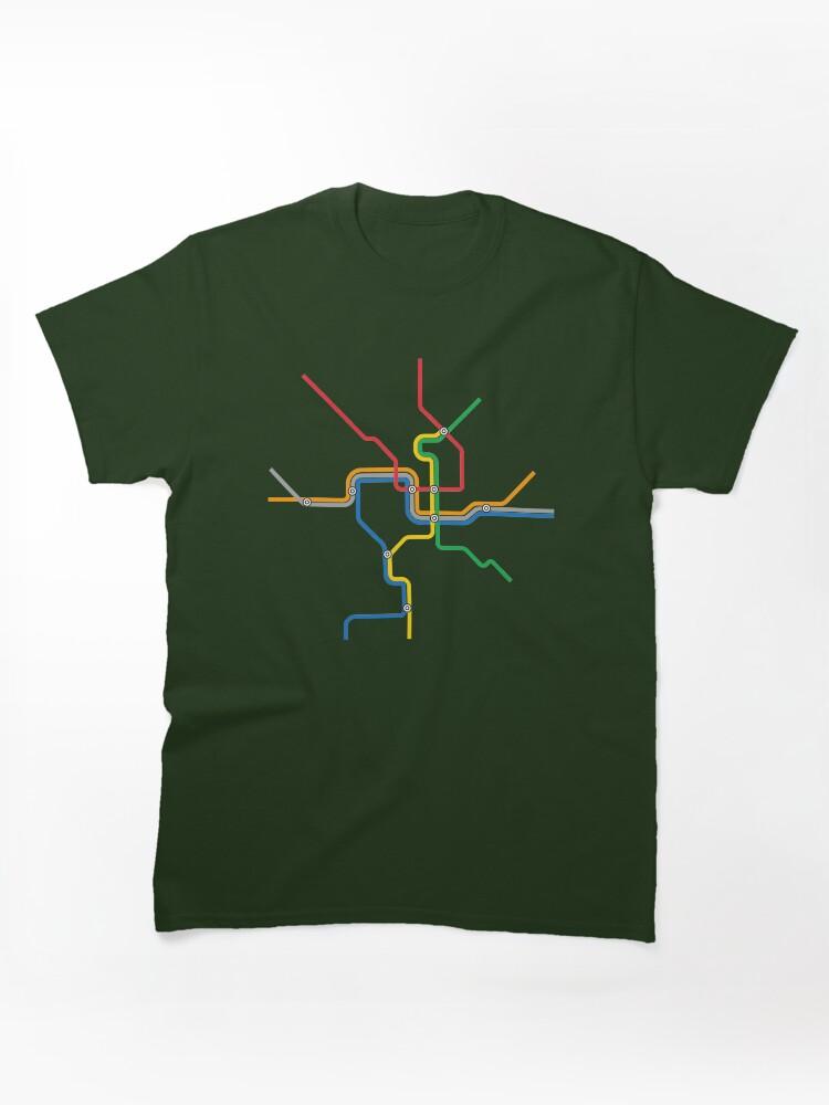 Metro DC Metro Map Classic T-Shirt