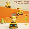 Press To Go Car Toys For Toddlers 1-3, Baby Animal Racing Cars, Infant Play Vehicle Set, BabyPush Go Friction Car Toys For 18+ M