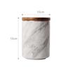 Nordic Marbling Sealed Jar with Lid Ceramic Storage Box Coffee Scented Tea Ornaments -