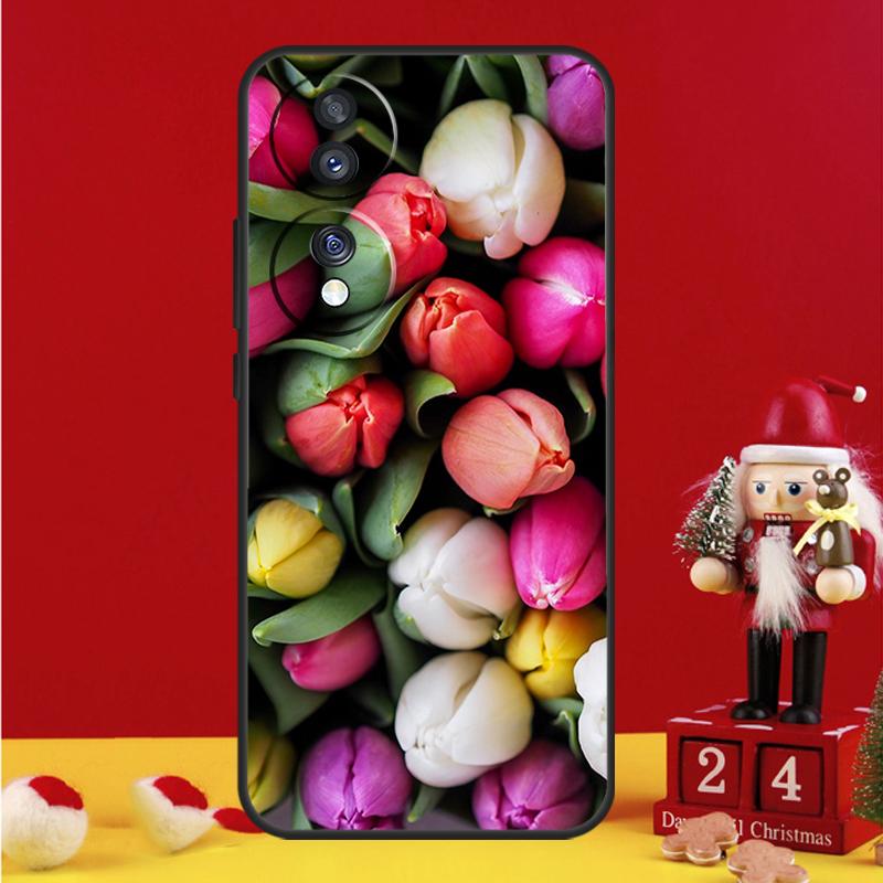 Tulip Flower Colorful Case For Honor Magic 8 5 6 7 Lite Honor Win X9b X9c X9a X8c X8b 50 70 90 200 400 Pro Cover