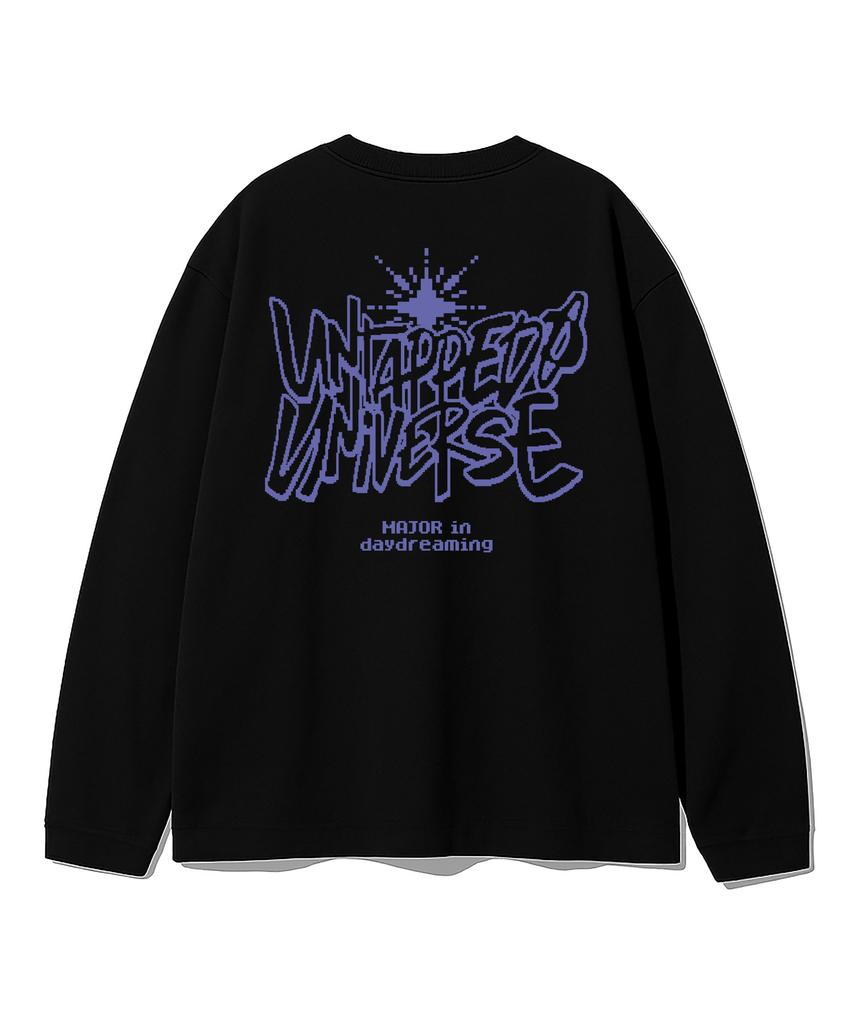 UNTAPPED STUDIO Pixel Artwork Oversized Long Sleeve T-Shirt 8 Colors (Type A)
