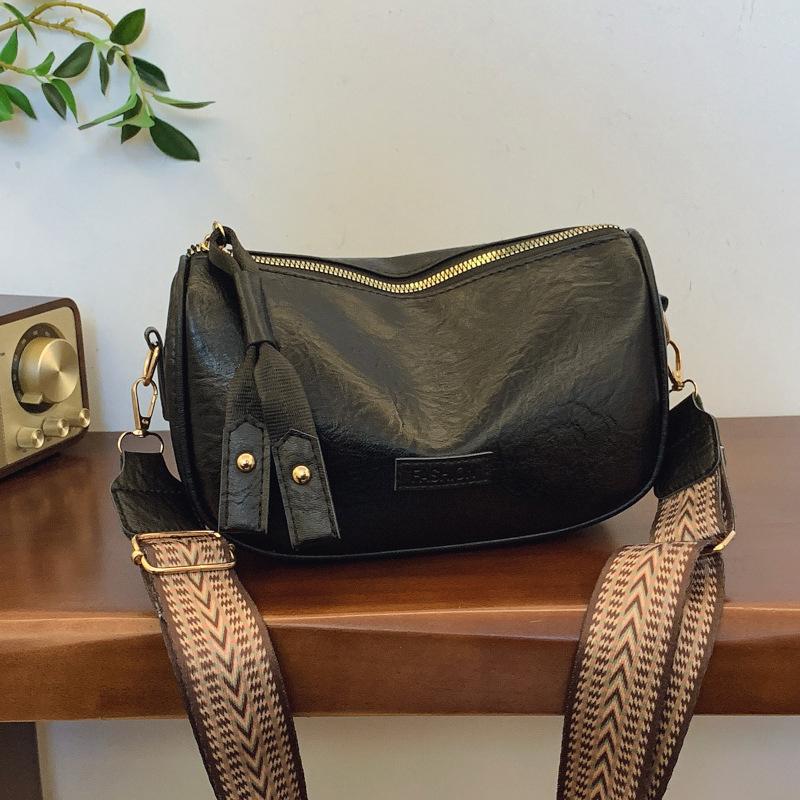 Vintage Small Messenger Bags For Women Simple Pu Leather Ladies Pillow Shoulder Bag Fashion Female Purse Handbags Crossbody Bag