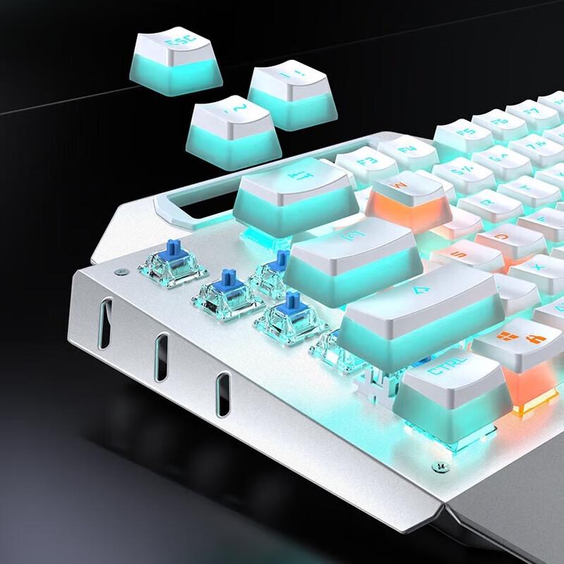 Qisha Tri-Mode Wireless Mechanical Gaming Keyboard