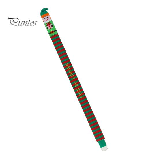 Reindeer Pen Erasable Set Christmas Theme Santa Elf Design Stationery Supplies Smooth Writing Pens for Students Teachers Cute Holiday