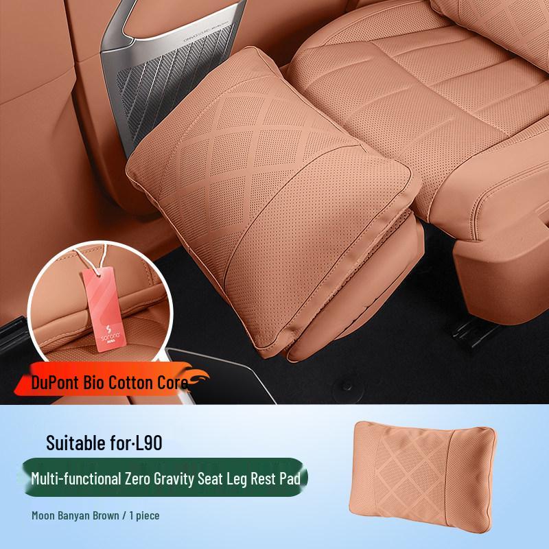 L90 Zero Gravity Car Seat Leg Rest & Lumbar Support Pillow