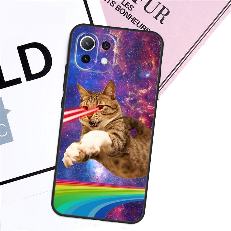 Cat In Space Case For Xiaomi 17 Pro Max 14 15 Ultra 13T 14T 15T Pro POCO F8 F7 F5 F6 X5 X6 X7 Pro Cover