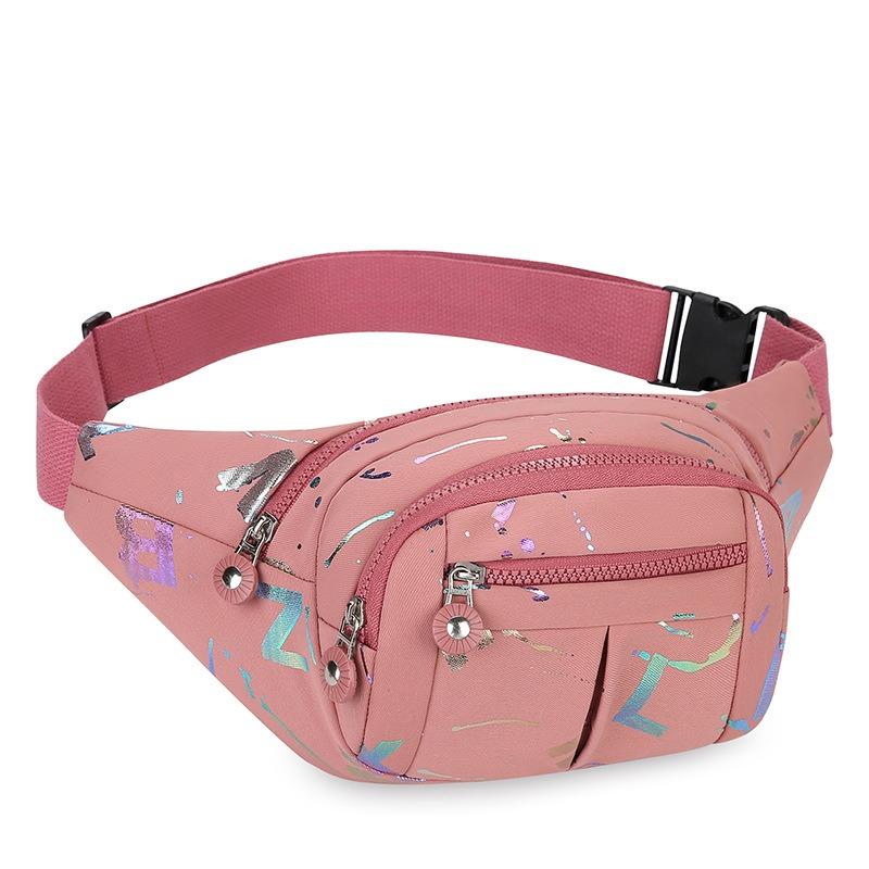 1Pc Large Capacity Waterproof Work Sports Mobile Phone Fanny Pack Women's Running Fashion Versatile Satchel Wallet Tide