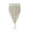 Korean Fashion Full Diamond Grab Chain Fringed Brooch Simple Temperament Women'S Clothing Corsage Jewelry Pin