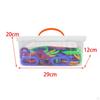 150 Pieces C Hook, Rainbow Links DIY Toys Bird Swing Chain Educational Colorful for