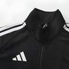 adidas Stehkragen Reißverschluss Langarm Jacke Gestreift Atmungsaktiv Bündchenhose Lässiger Sportanzug Unisex Anzug TR30JR1TK-BW+TR30P1R1TK-BW