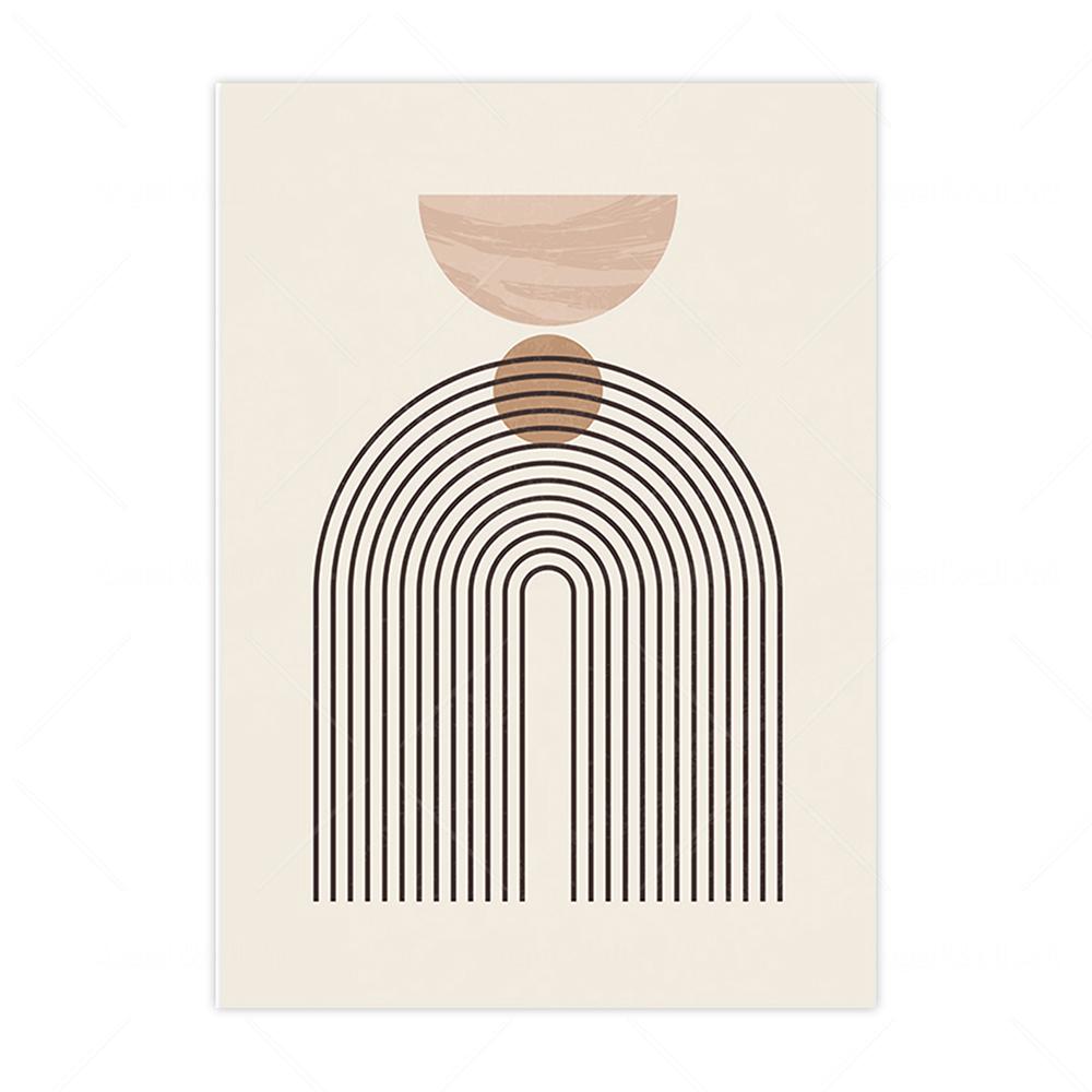 

Богемия Абстрактные Геометрические Линии Бежевые Плакаты Холст Картина Настенная Живопись Печать Картины для Гостиной Интерьер Домашнего Украшения 21x30cm No Framed