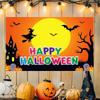 Halloween Banner Happy Halloween Festival Decoration Tapestry Witch Castle Printing Courtyard Party Decoration Flag