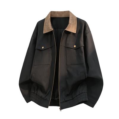 Casual Fashion Versatile Retro Jacket Men's Casual Jacket