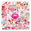 100 personalisierte Cartoon-DIY-Graffiti-Aufkleber zum Valentinstag für Gepäckraum, Laptop, Auto