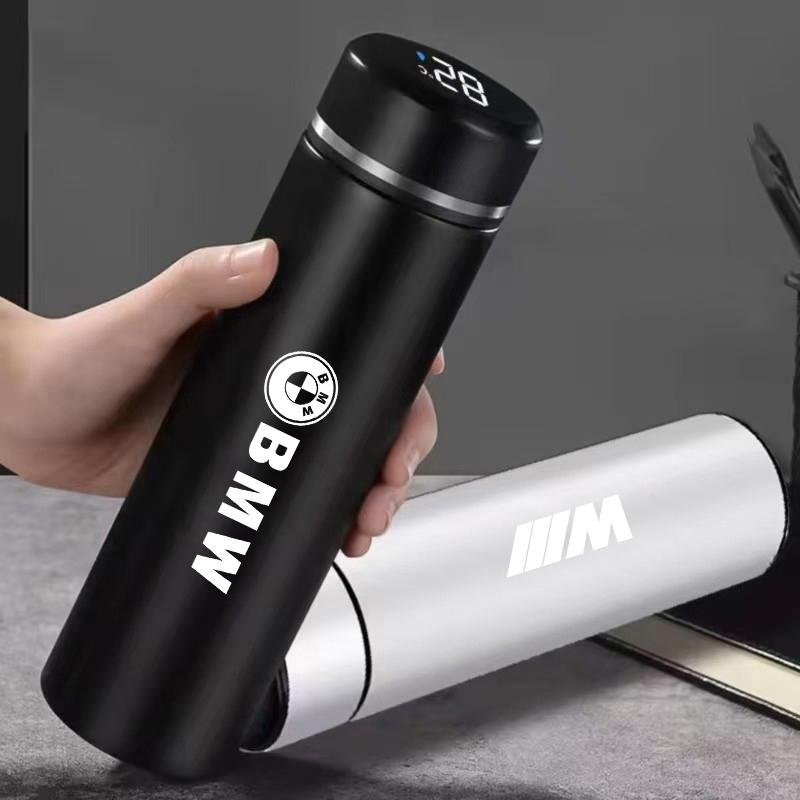 For BMW M X1 X3 Thermos Coffee Mug Temperature Display Vacuum Flask Sticker For BMW G80 G06 G07 G42 G14 G15 G16 F82 F20 F21 F83 M2 M3 M4 M5 M8 JN9